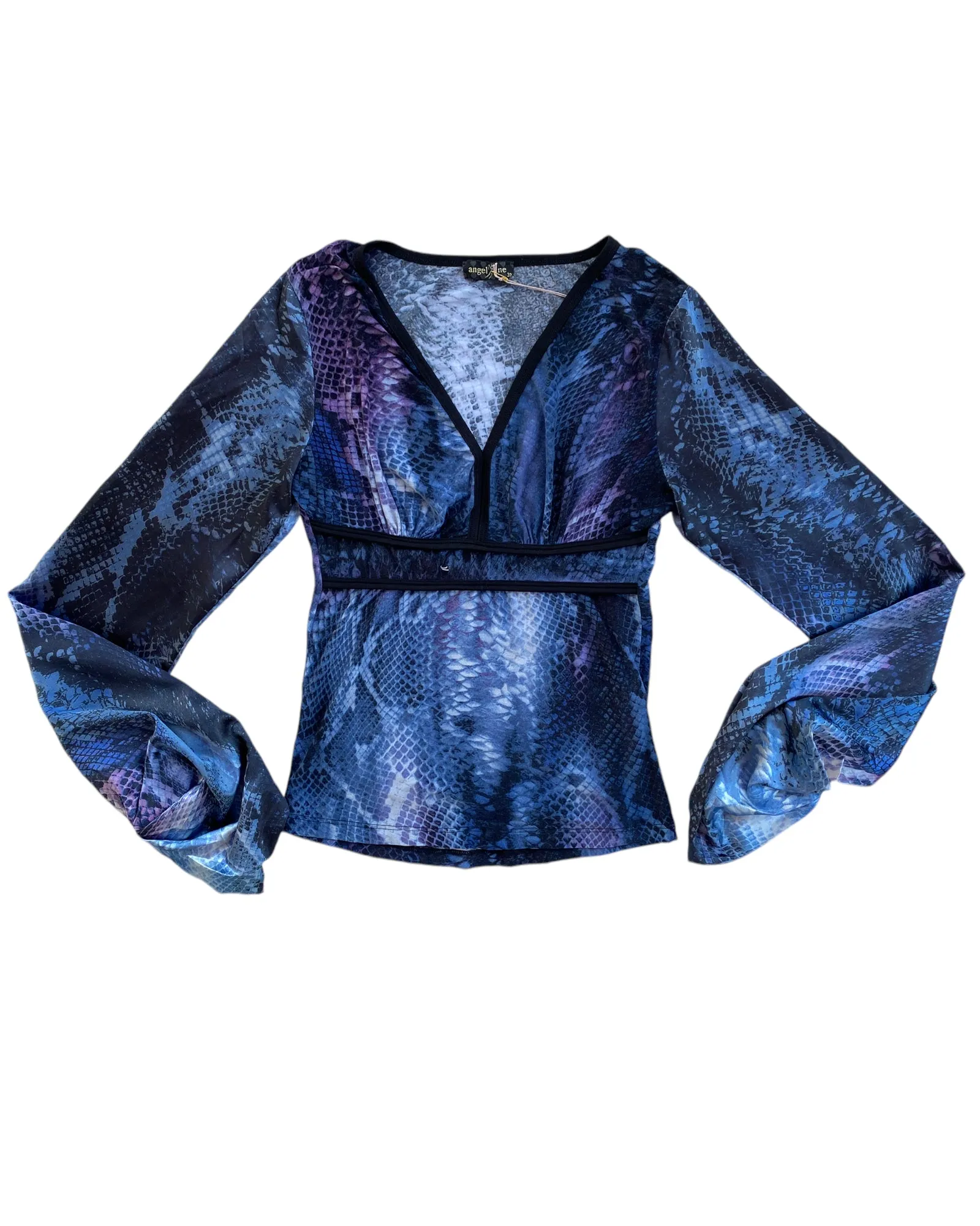 2000´S ANGEL LINE SNAKE PRINT TOP