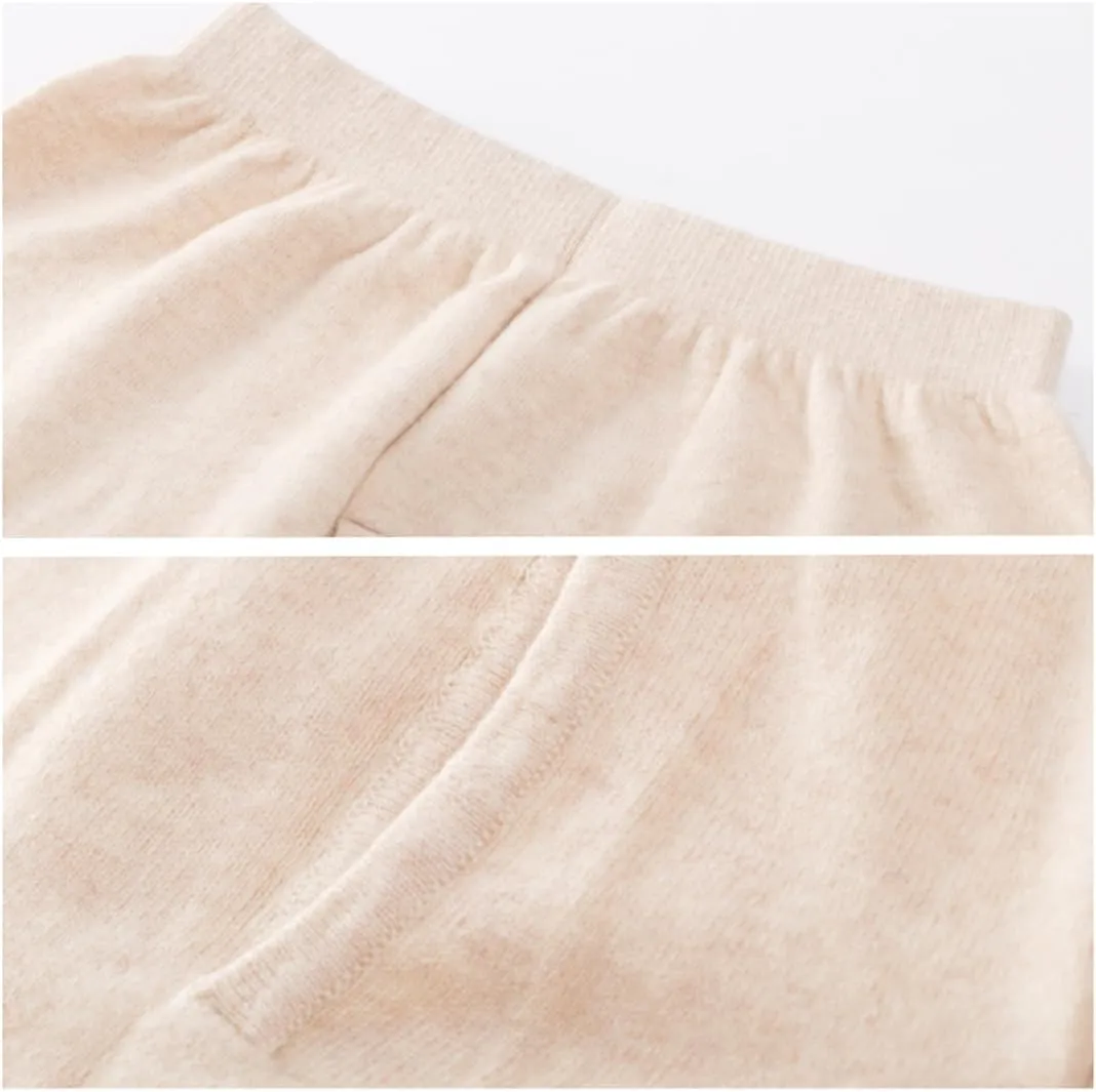 97% Cashmere Men Women Thermal Underwear Winter Leggings Mens Base Layer Womens Tights Long Johns Wool Heavy Weight