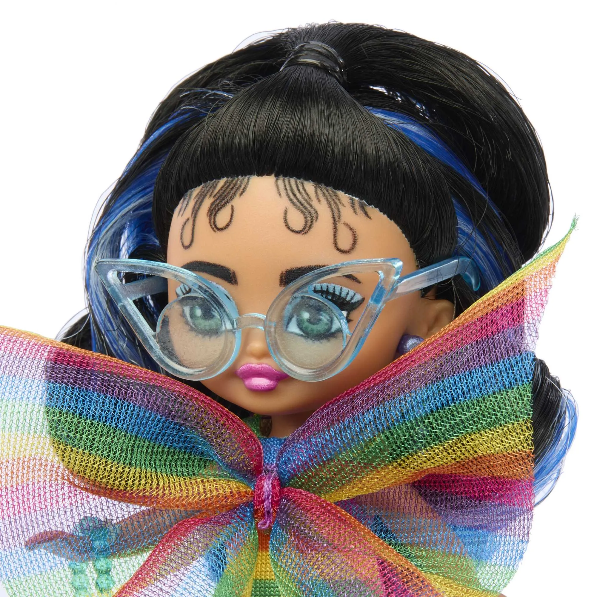 Barbie Extra Fly Muñeca Vestido de Arcoíris