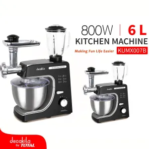 Batidora Multifuncional Moledor, Amasadora , Licuadora , Picatodo, Embutidor Salchichas Motor 800W