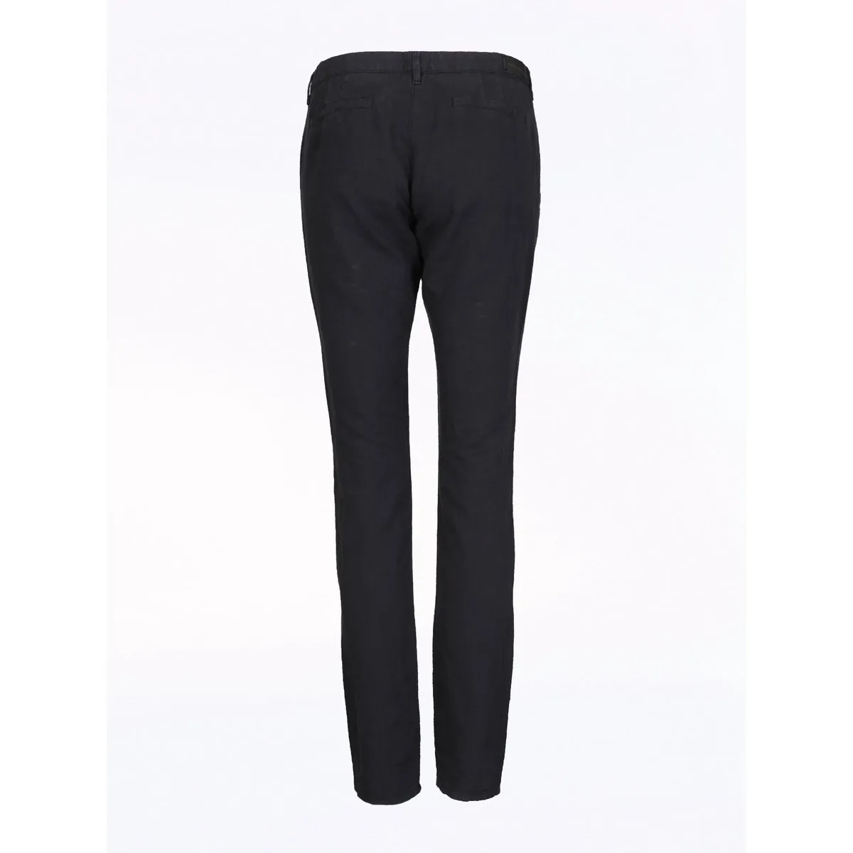 Berenice - Pantalon Slim En Lin Bleu Marine