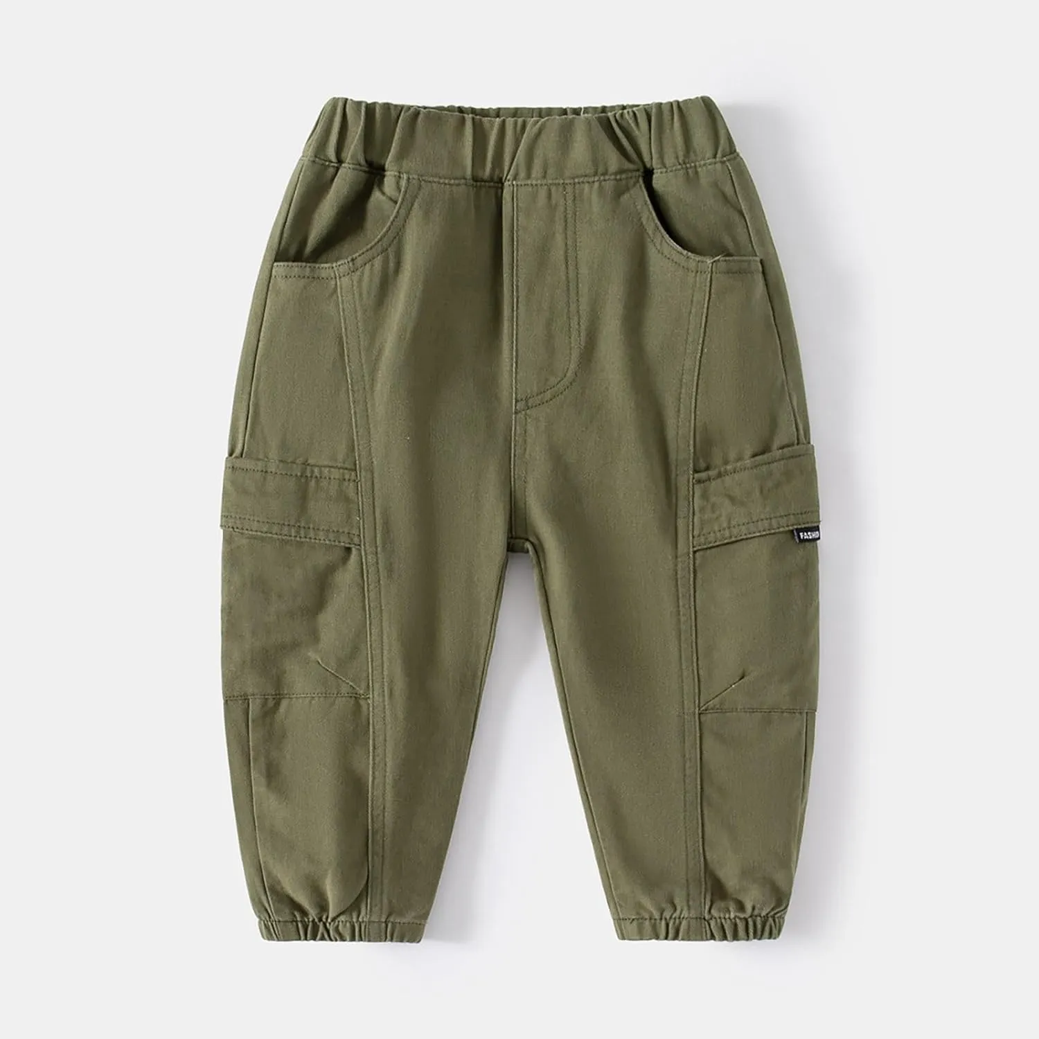 Boys Baggy Cargo Pants Wide Leg Casual Loose Elastic Waist Trousers Streetwear Y2K Lightweight Hiking Pants Clothes