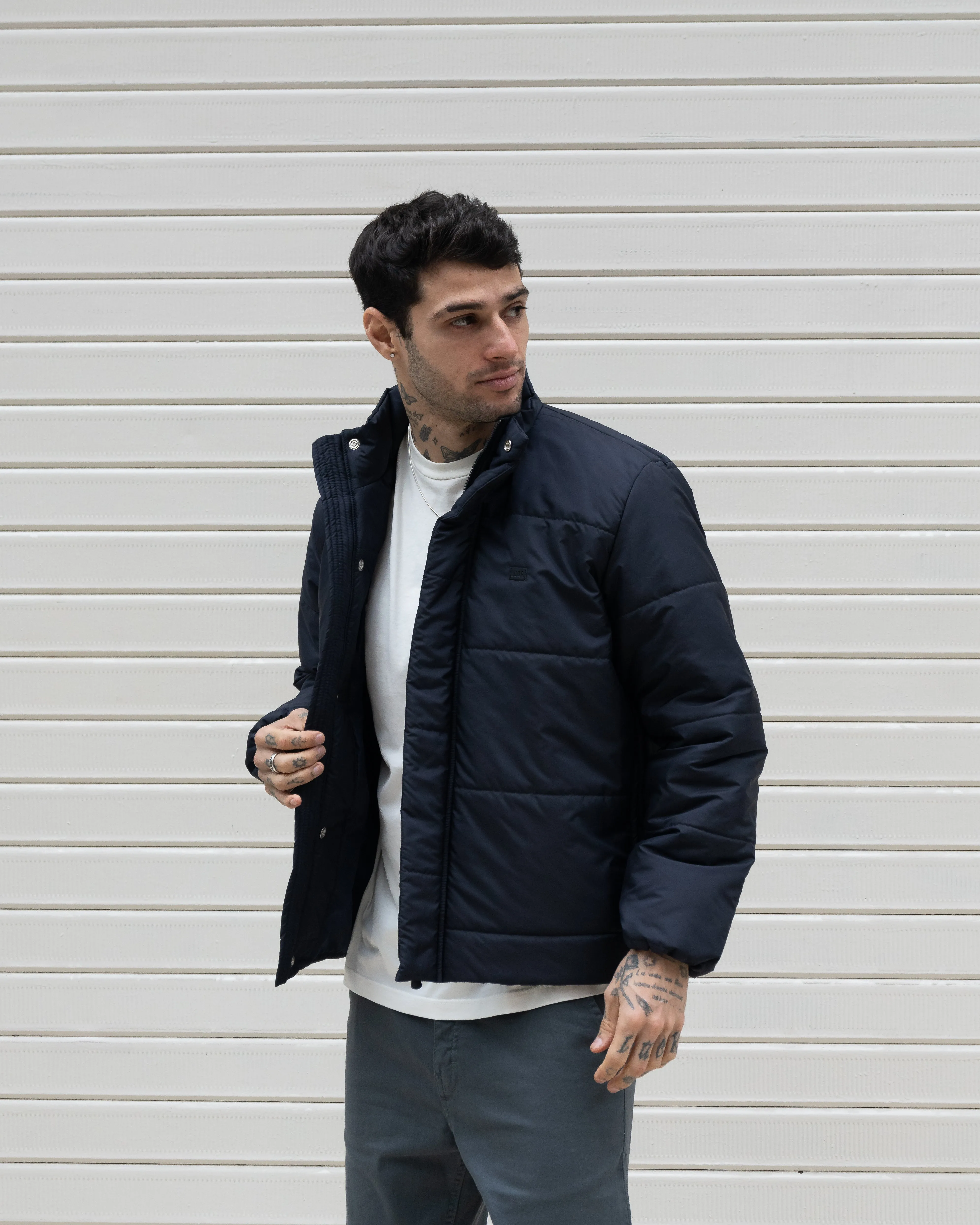 Essential Puffer Jacket - Midnight Blue