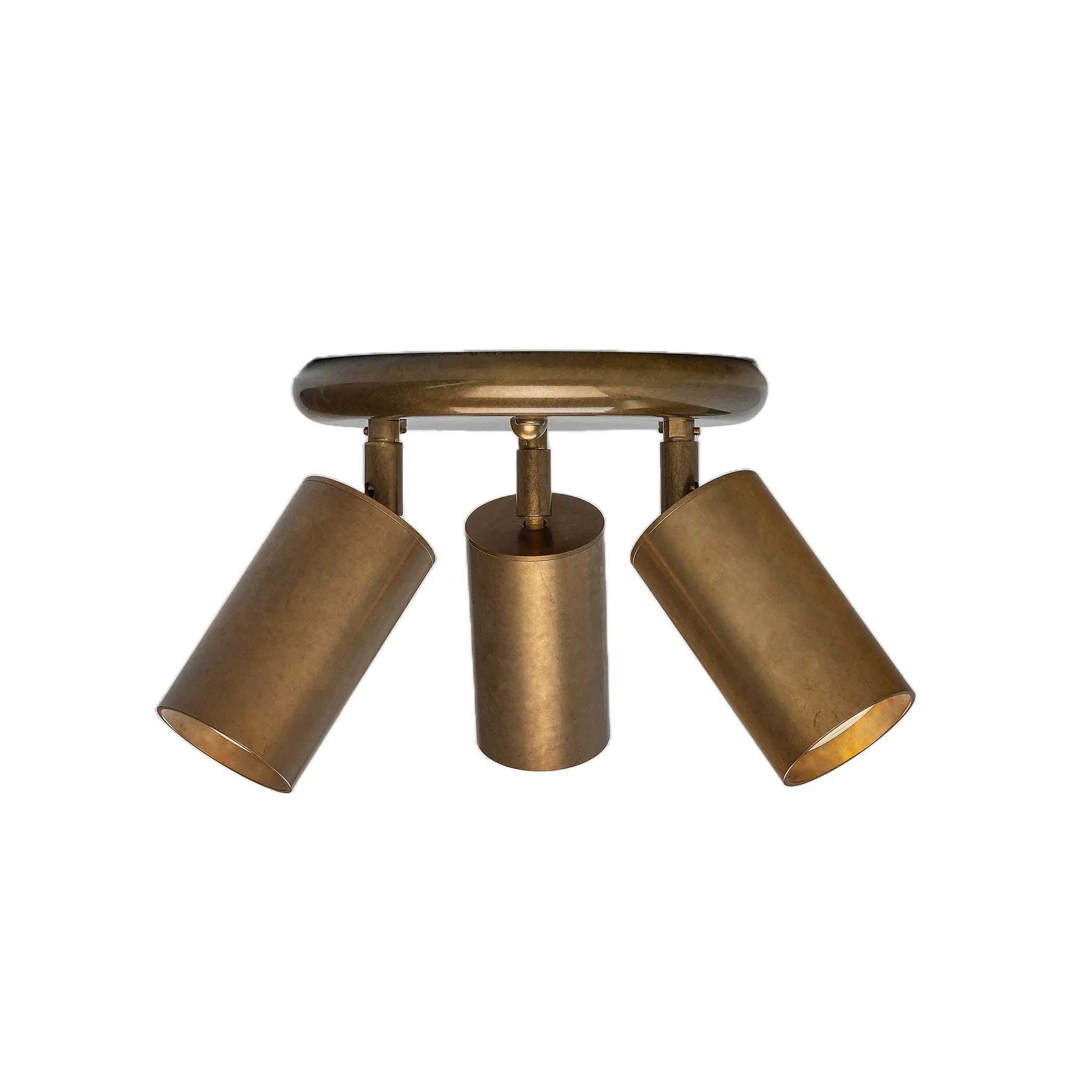 Evanston brass 3-spotlight | antique brass
