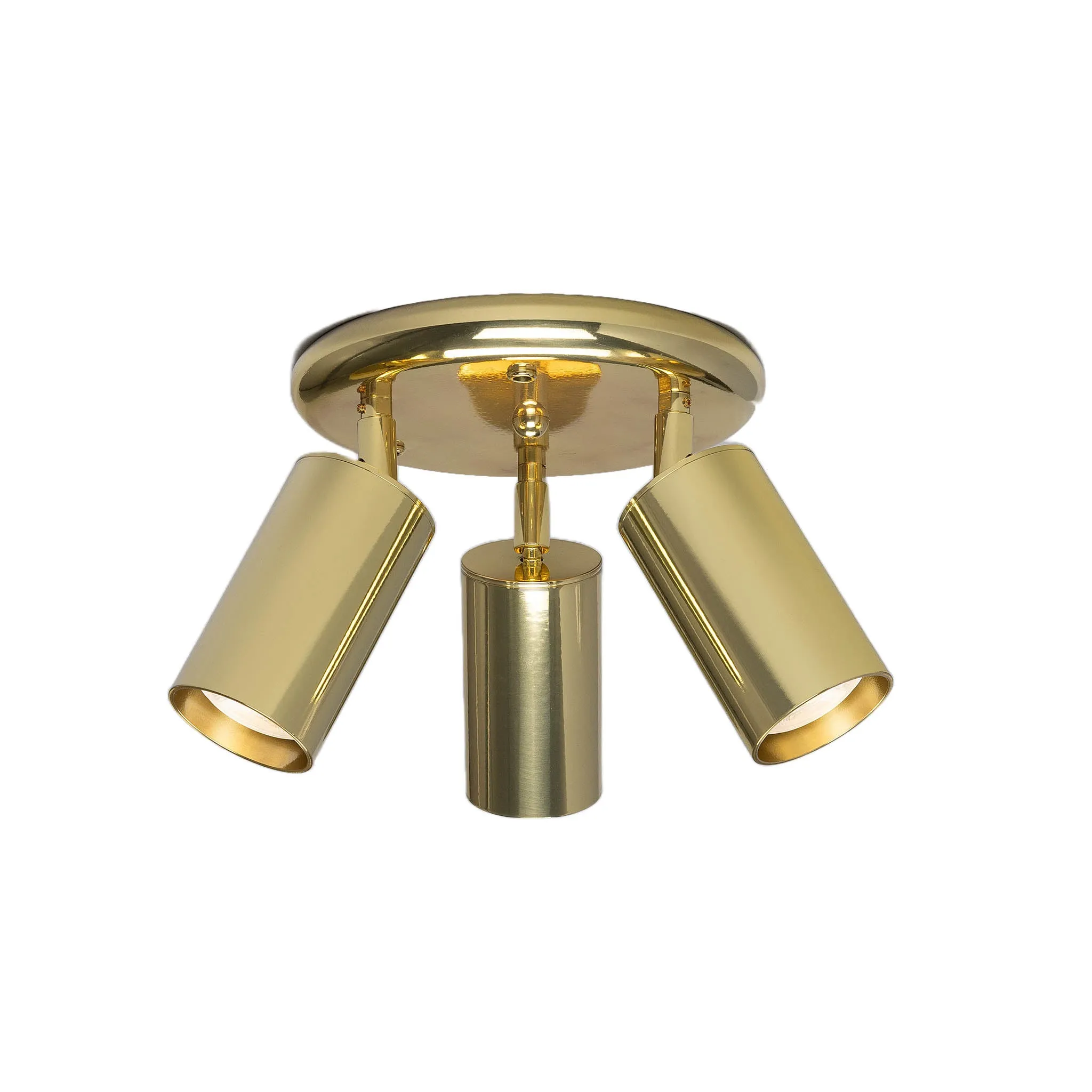 Evanston brass 3-spotlight | antique brass