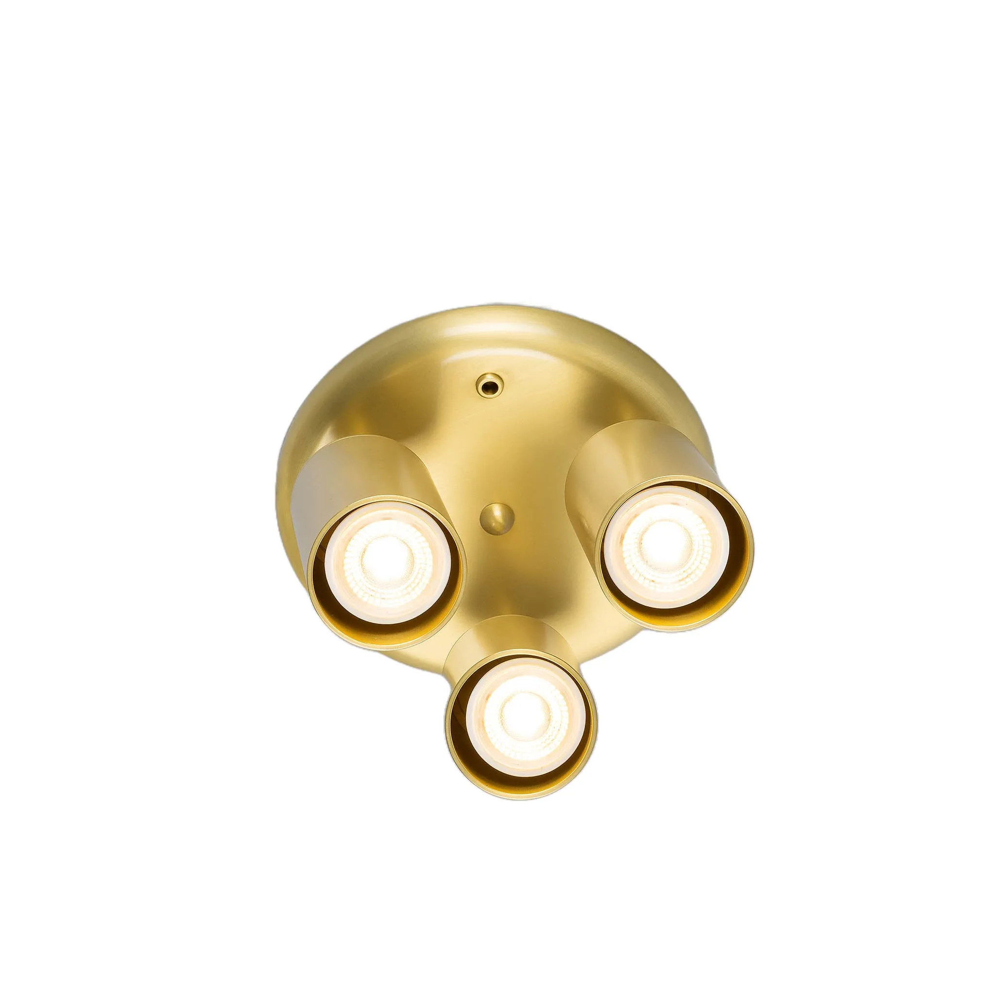 Evanston brass 3-spotlight | antique brass