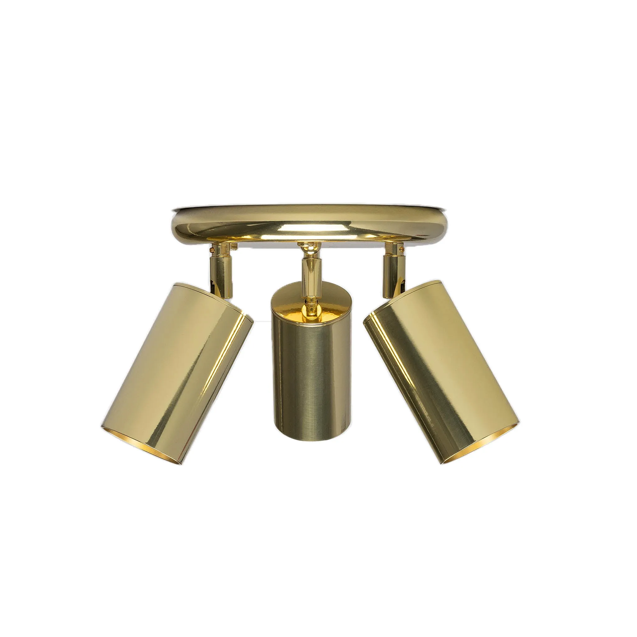Evanston brass 3-spotlight | antique brass