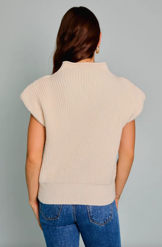 Ho Ho Ho Mock Neck Sweater Top