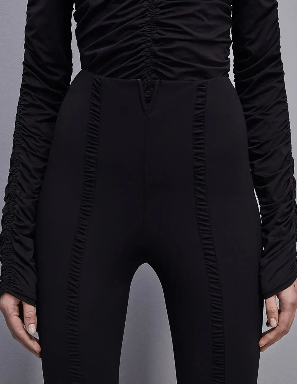 Leggings Patrizia Pepe Essential Negros Mujer