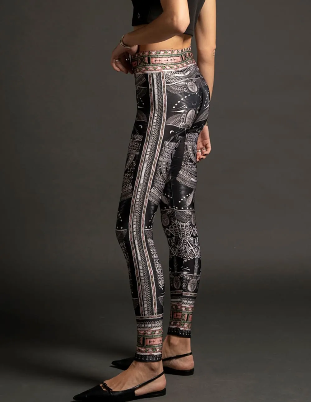 Leggings Peace and Chaos Talisman Negros Mujer