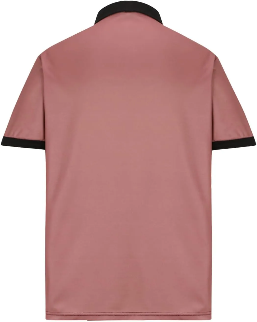 Men's Classic Collar Tshirts Strips Contrast Color Patchwork Pullover Summer Shirts Causal Short Sleeve