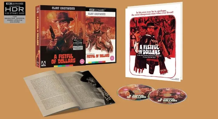 PRE-ORDER - A Fistful of Dollars (4K UHD, Limited Edition, Region Free/B)