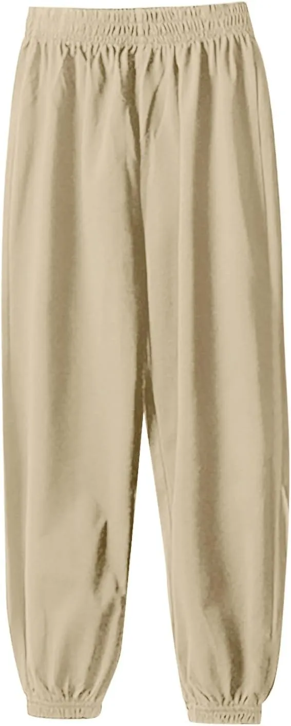 Sweatpants for Girls High Waist Baggy Jogger Casual Athletic Workout Y2k Preppy Pants Youth Mosquito Pants Trousers