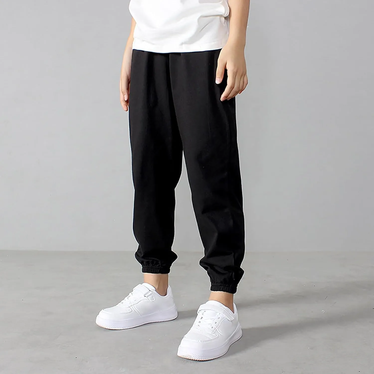 Sweatpants for Girls High Waist Baggy Jogger Casual Athletic Workout Y2k Preppy Pants Youth Mosquito Pants Trousers