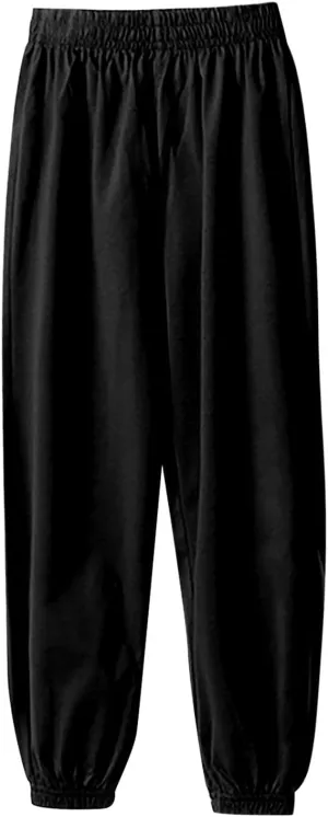Sweatpants for Girls High Waist Baggy Jogger Casual Athletic Workout Y2k Preppy Pants Youth Mosquito Pants Trousers