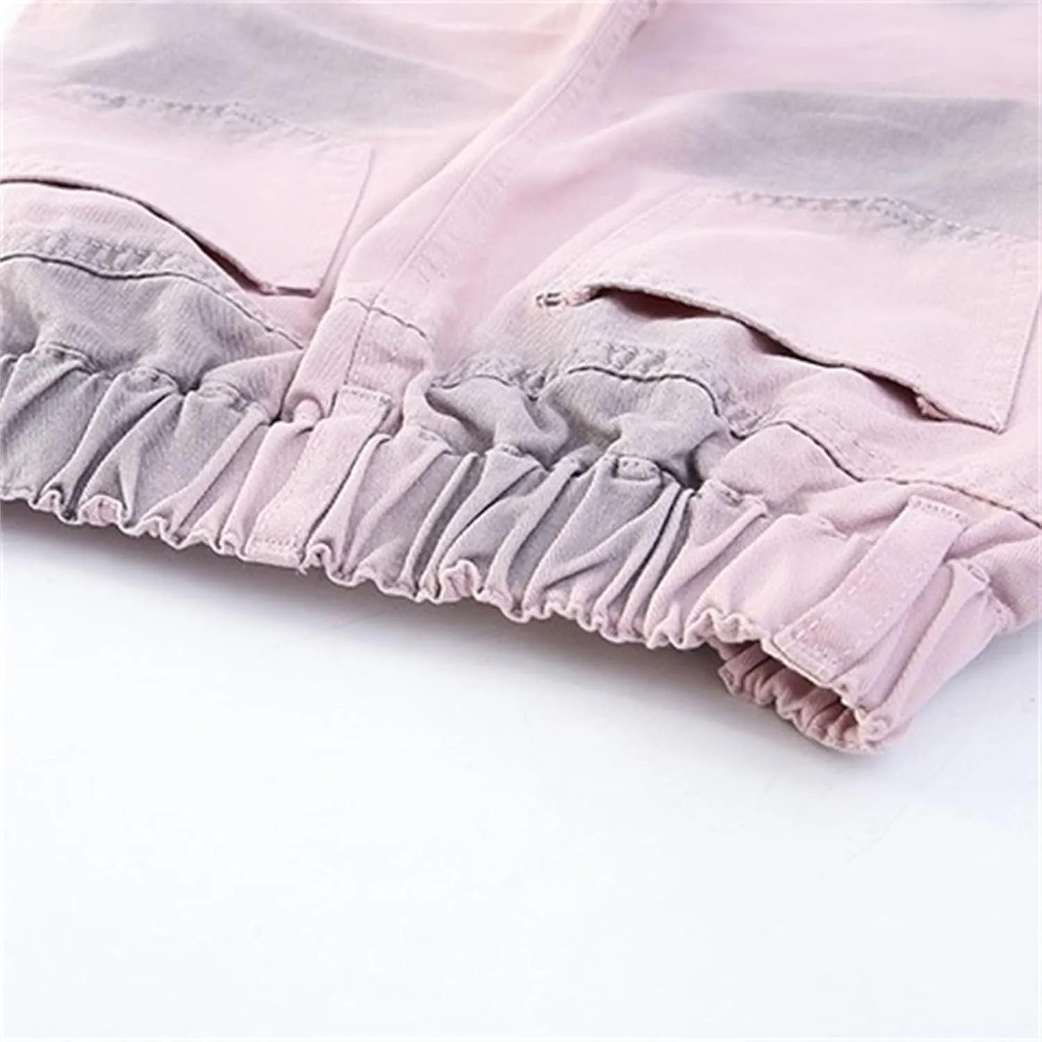 Teen Girls Palazzo Cargo Pants Kids Relaxed Wide Leg Straight Elastic Waist Casual Trousers Comfy Pants with Pockets