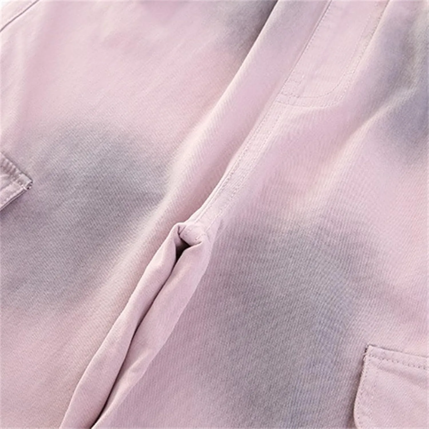 Teen Girls Palazzo Cargo Pants Kids Relaxed Wide Leg Straight Elastic Waist Casual Trousers Comfy Pants with Pockets