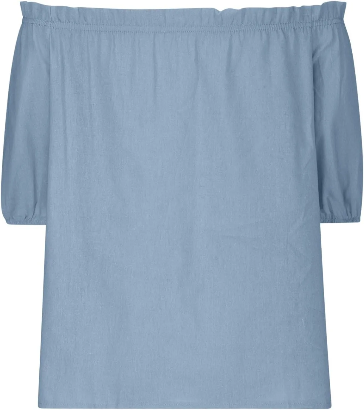 Womens Off Shoulder Tops Linen Cotton Tunic Tops Long Sleeves Ruffle Balloon Sleeve Shirts Summer Casual Blouses