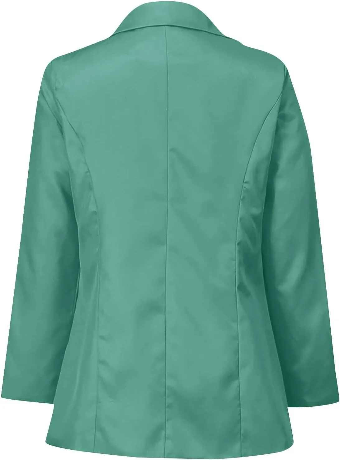 ZEFOTIM Blazers for Women Winter Plus Size Long Floral/Striped Blazer Work Lightweight Fitted Coat